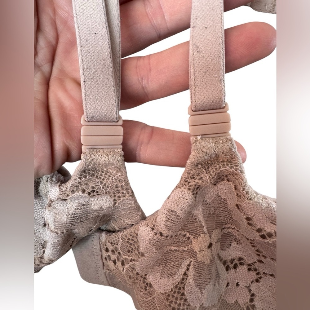 Body By Victoria 34DD- Victorias Secret Beige/Lace Bra - Picture 8 of 8